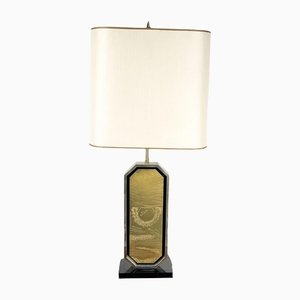 Brass Table Lamp by George Mathias