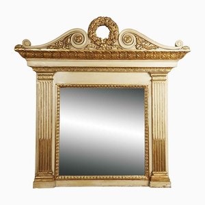 Lacquered and Golden Chimney Mirror