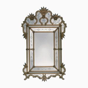 Miroir Giudecca en Verre de Murano Style Vénitien de Fratelli Tosi