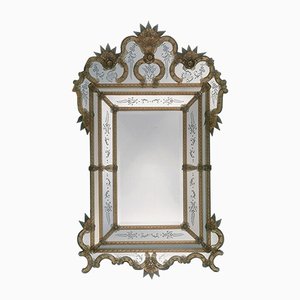 Giudecca Murano Glass Mirror in Venetian Style from Fratelli Tosi