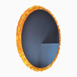 Large Mid-Century Backlit Mirror from Hillebrand, 1970s