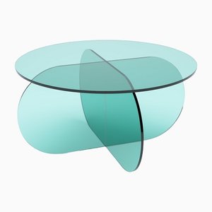 Nor Circle 80 Tisch aus Klarglas von Sebastian Scherer