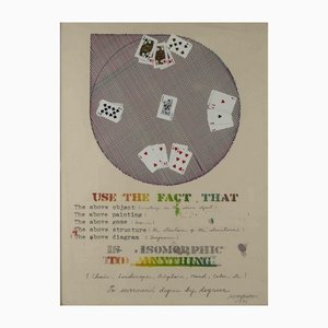 Shusaku Arakawa, Use the Fact That, 1973, Lithograph