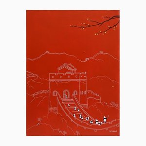Jia Yuan-Hua, Sightseeing No.9, 2022, óleo sobre lienzo