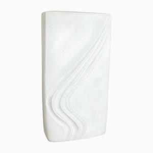 Grand Vase Op Art No2 en Porcelaine par Martin Freyer pour Rosenthal, Allemagne, 1970s