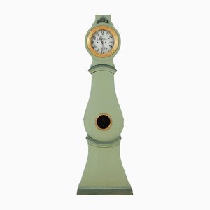 Horloge Mora Antique Gustavienne en Or Vert Clair par C Nilsson, Suède, 1800s
