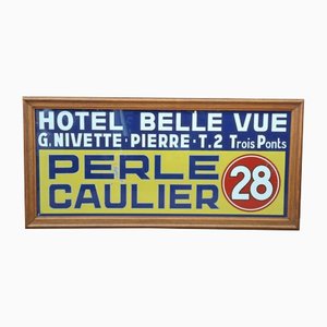 Hotel Belle Vue Advertising Sign