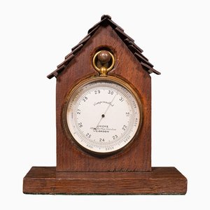 Antique English Barometer Altimeter
