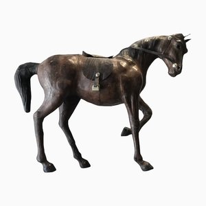 Leather Horse Figurine, 1950s