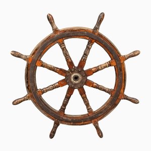Yacht or Boat Wheel, 1890s
