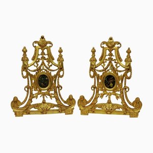 Large Baroque Giltwood Reliquary Frames, 18th Century, Set of 2