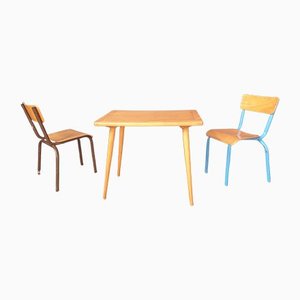 Children's Activity Table and Chairs, Set of 3