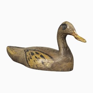 Handgefertigte Ente aus Holz