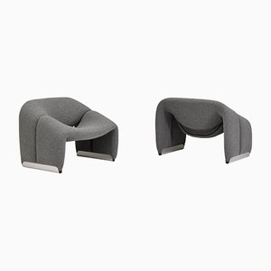 F598 Groovy Armchairs by Pierre Paulin for Artifort, 1970s, Set of 2