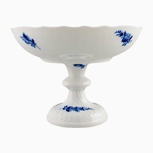 Blue Flower Curved Compote from Royal Copenhagen, 1968