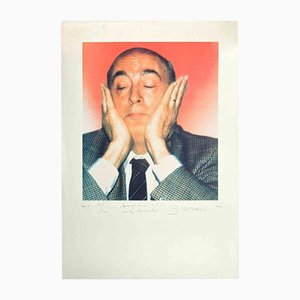 Bettino Craxi, Gli Extraterrestri, Original Photolithograph, 1990s