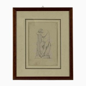 Giovanni Fontana, Sleeping Boy, Original Drawing, 16th Century