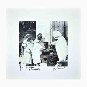 Bettino Craxi, Arab Game, Original Photolithograph, 1990s