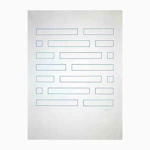 Nicola Carrino, Structure, Original Drawing, 1964