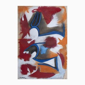 Giorgio Lo Fermo, Abstract Composition, Original Oil on Canvas, 2021