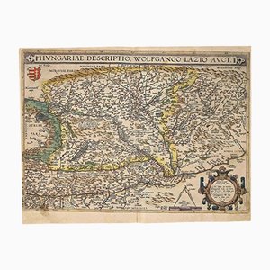 Abraham Ortelius, Map of Hungary, 1584