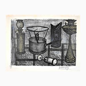 Bernard Buffet, Lamp, Original Lithograph, 1954