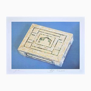 Lithographie originale Bettino Craxi, The Box, 1989