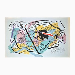 Henry Miller, Composición abstracta, Serigrafía original, 1947