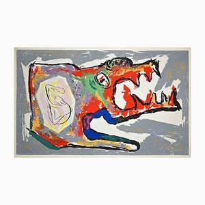 Henry Miller, Abstract Composition, Original Screen Print, 1947