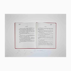 Bettino Craxi, The World, Original Screen Print, 1990s