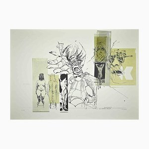 Sergio Barletta, Eros and Thanatos, Original Etching, 1970s