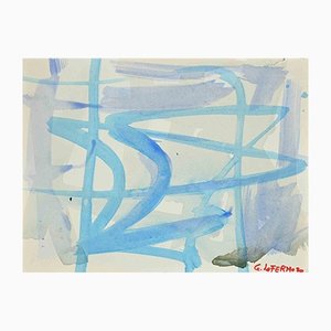 Giorgio Lo Fermo, Composición abstracta, Original témpera y acuarela, 2020