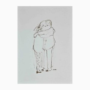Roberto Cuccaro, The Embrace, Original Drawing, 2000s