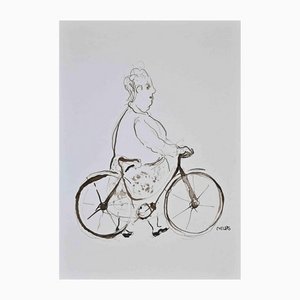 Roberto Cuccaro, The Bicycle, Original Drawing, 2000s