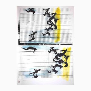 Sergio Barletta, Fotofinish, Original Lithograph, 2008
