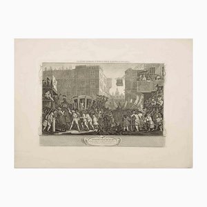 William Hogarth, The Industrious Prentice, Original Etching, 1747