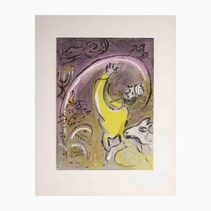 Litografia originale di Marc Chagall, Salomon, 1960