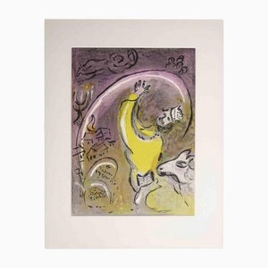 Marc Chagall, Salomon, Assiette de la Bible I, Lithographie Originale, 1960