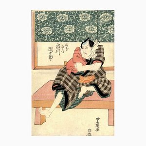 Utagawa Toyokuni, Ichikawa, Danjuro in the Role of Chobei, Xilografía, década de 1810