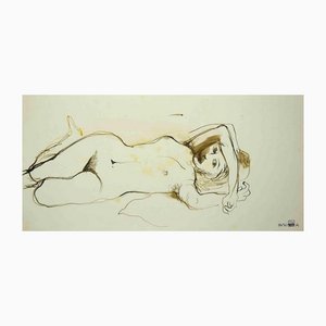 Leo Guida, Nude, Original Drawing, 1970s