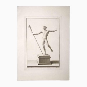 Carlo Nolli, Ancient Roman Statue, Etching, 18th-Century