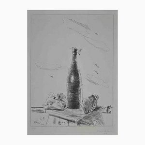 Filippo De Pisis, The Bottle, Litografía original 1944