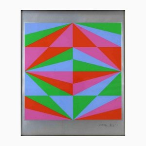 Max Bill, Geometric Composition, Original Silkscreen, 1965