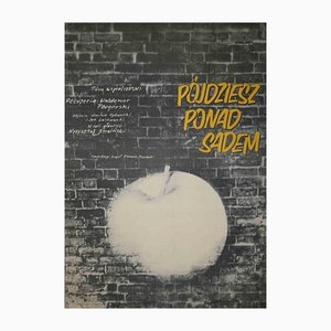 Poster Pojdziesz Ponad Sadem vintage, 1974