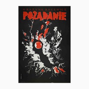 Poster Paladant vintage di Mirek Dobiecki, 1973