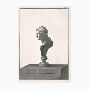 Various Artists, Ancient Roman Bust, Etching, 18th-Century