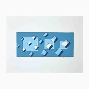 Mario Radice, The Destruction, Original Screen Print, 1974
