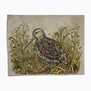 Maria Ginzburg, The Bird, Original Ink and Watercolor, 2000s