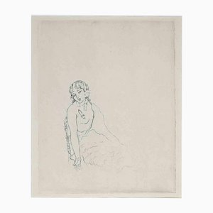 Édouard Chimot, For Herodias, Original Etching, 1936