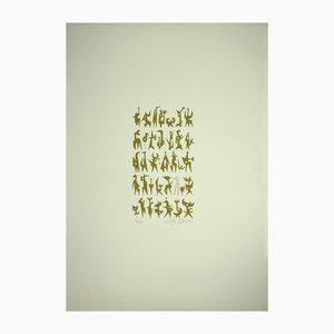 Leo Guida, Signals, Original Lithograph, 1980s